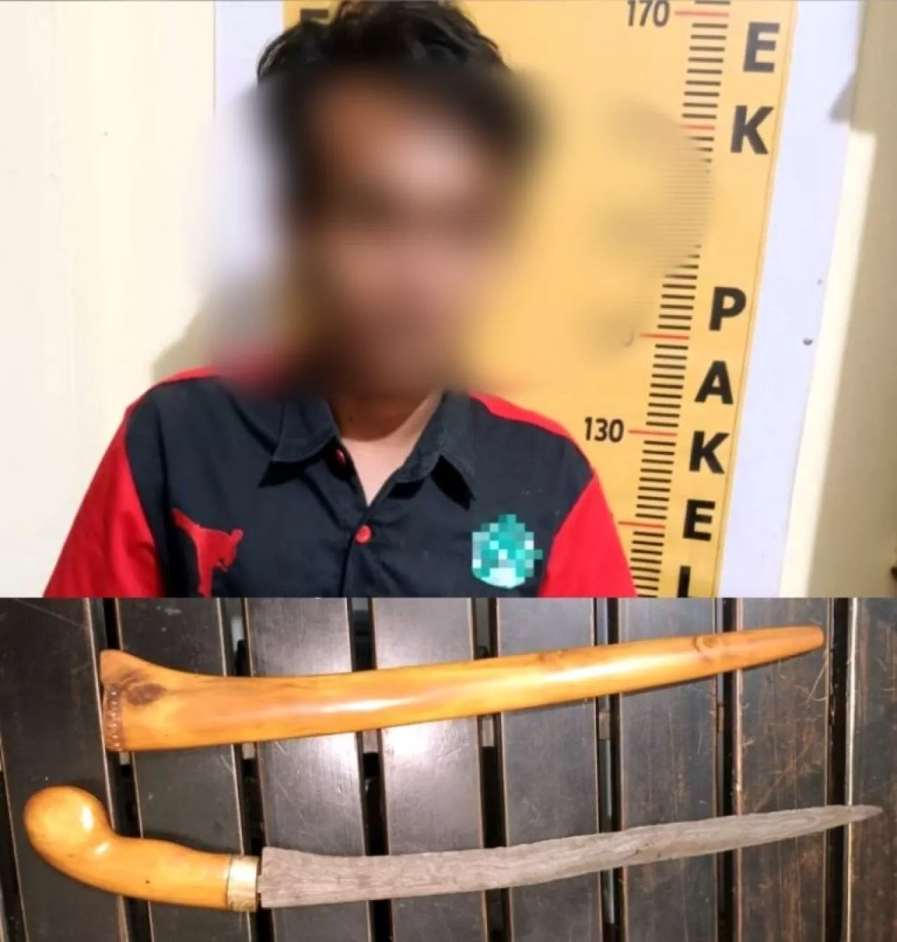 Lelaki Berinisial JY di Tulungagung, Ancam Purnawirawan Polri dengan Keris