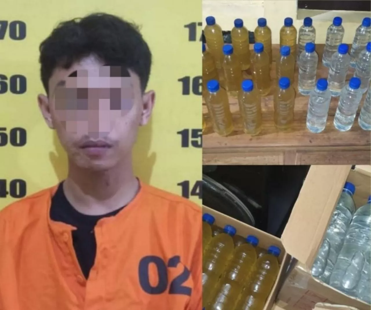 Seorang Pria di Kediri Diringkus Polisi Karena Jual Miras Tanpa Izin