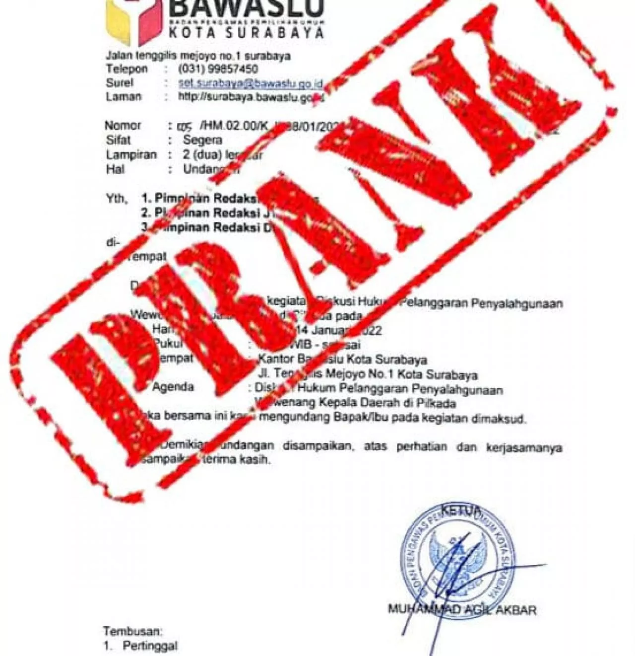Diduga Ngeprank Jurnalis, Kini Bawaslu Jadi Rasan-rasan Komunitas
