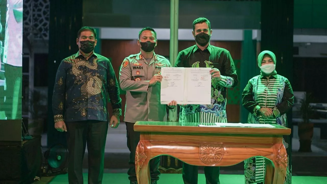 Wakapolda Hadiri Serah Terima Aset Polsubsektor Kanigaran