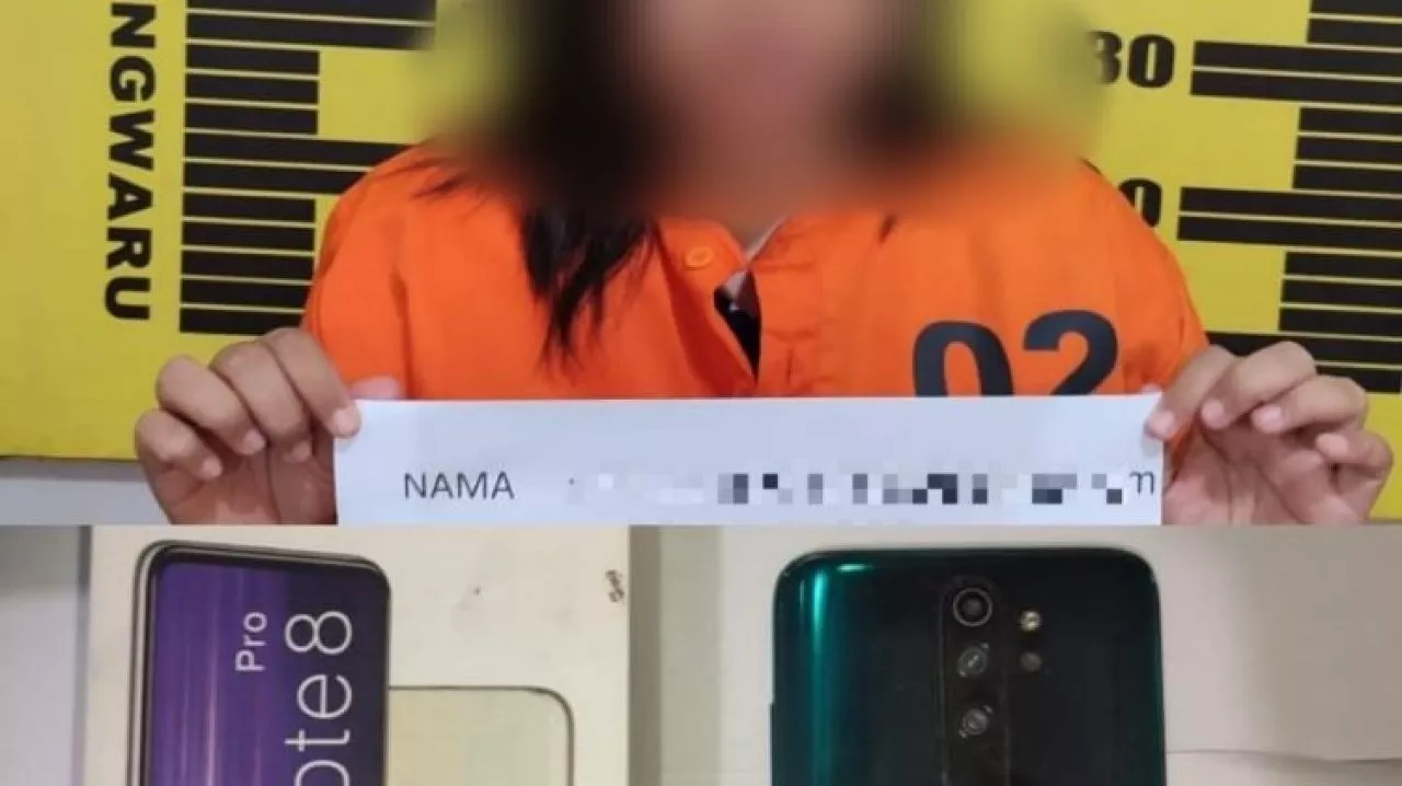 Curi Handphone, Seorang Wanita di Tulungagung Ditangkap Polisi