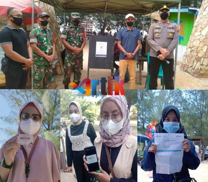 Libur Nataru 2022, Kapolsek Sokobanah dan Direktur Wisata Lon Malang Perketat Prokes