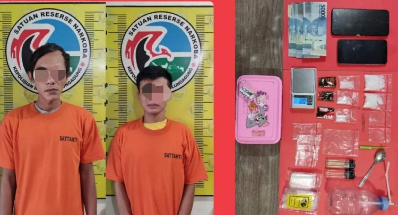 Para Bandar Sabu Tulungagung Diciduk Polisi di Sebuah Rumah Kos