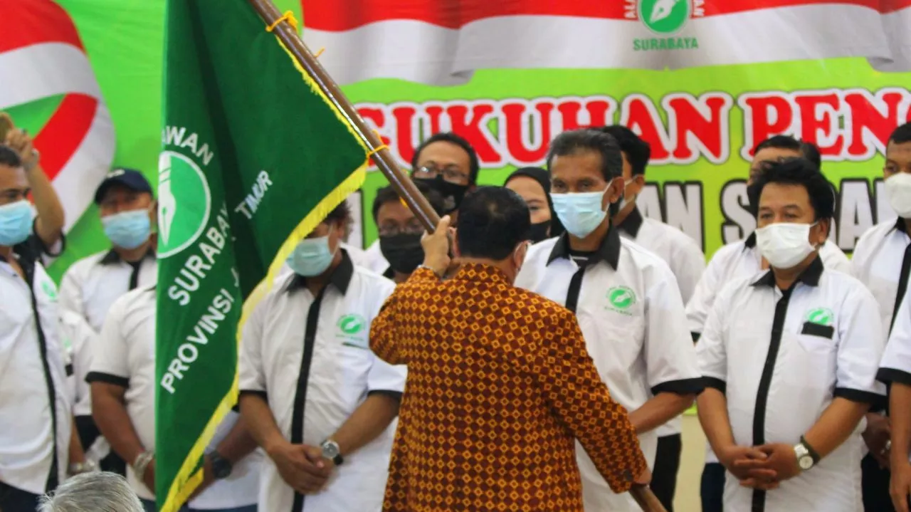 Ketua dan Pengurus AWS Dikukuhkan, Suyono: Kita Gagas Bengkel Jurnalis