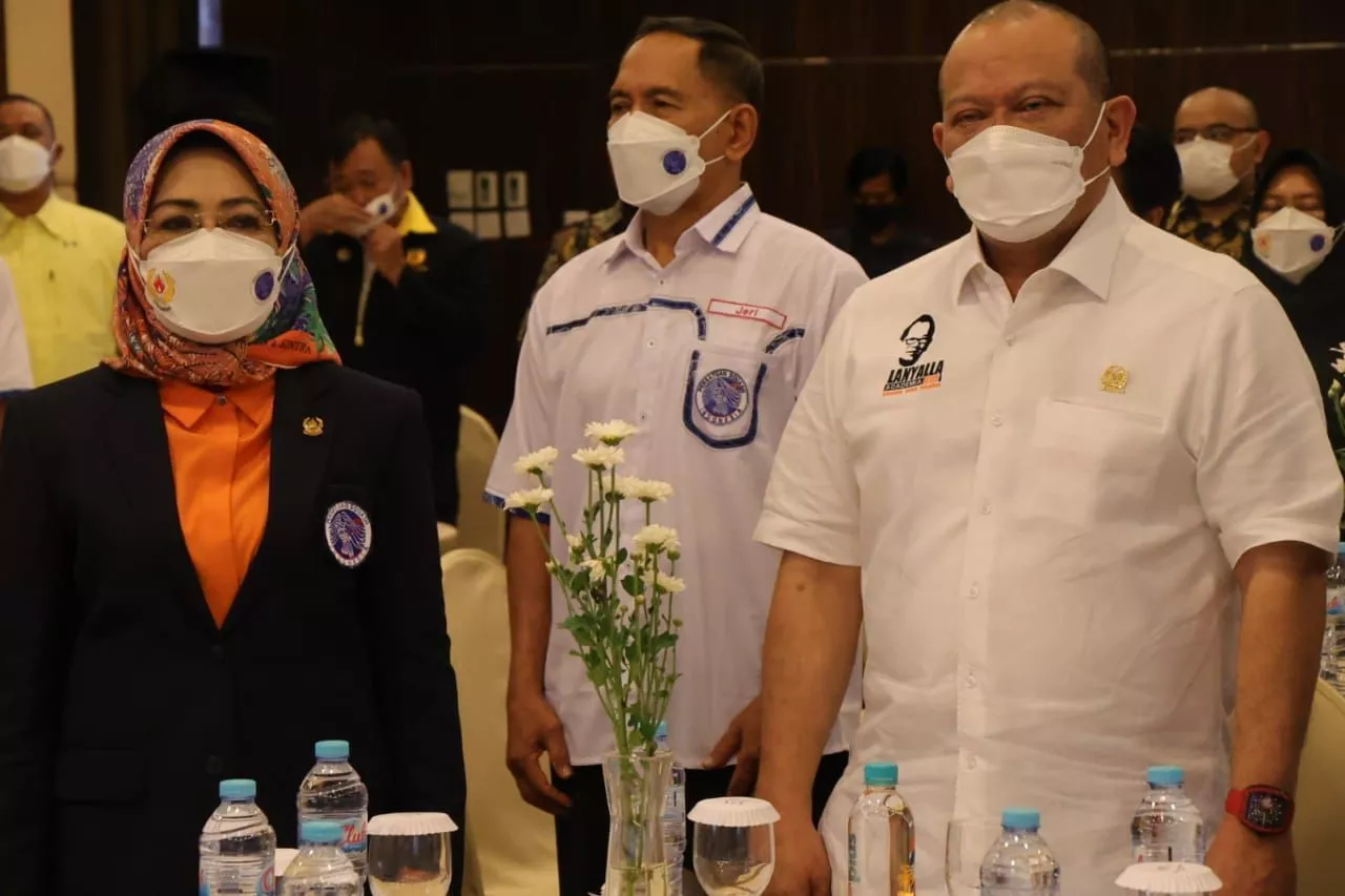 Ketua Umum PB PSI Puji Kepedulian LaNyalla di Bidang Olahraga