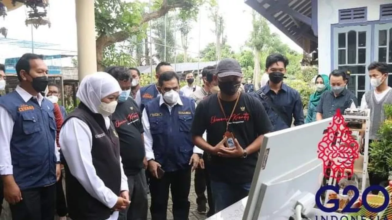 Khofifah Minta LPEI, Agar Minggirsari Blitar Bisa Segera Jadi Desa Devisa