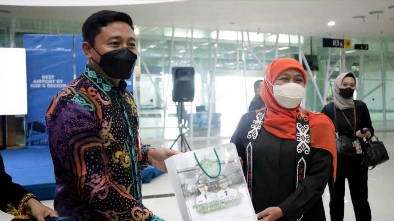 Keren! Khofifah Satukan Air dan Tanah dari Majapahit ke IKN Penajam