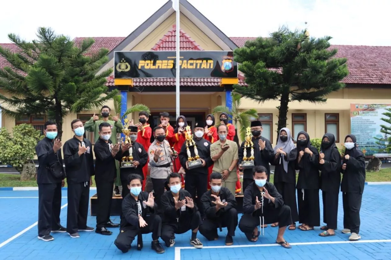Kapolres Pacitan Gandeng IPSI, Ajak Pesilat Jaga Kesatuan dan Persatuan