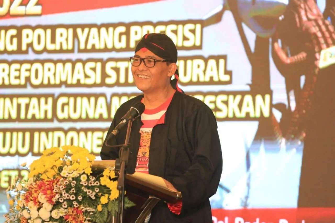 Buka Rakernis Logistik Polri Untuk Indonesia Maju