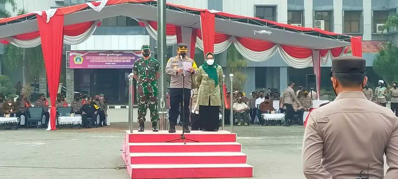 Amankan Pilkades Serentak di Kabupaten Gresik, Personil Gabungan Diterjunkan