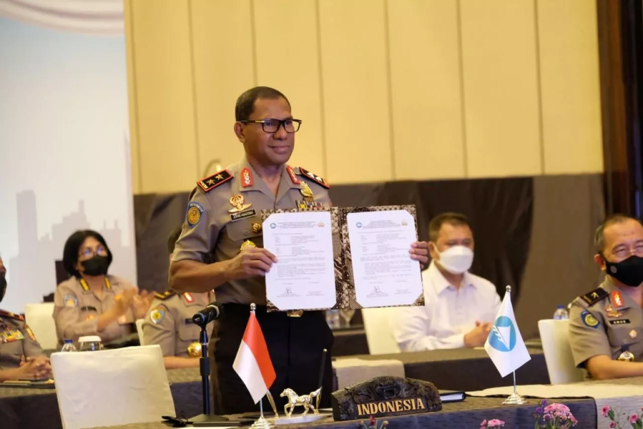 DivHubinter Polri Kembangkan Strategi Keamanan Regional Melanial Spearhead Group
