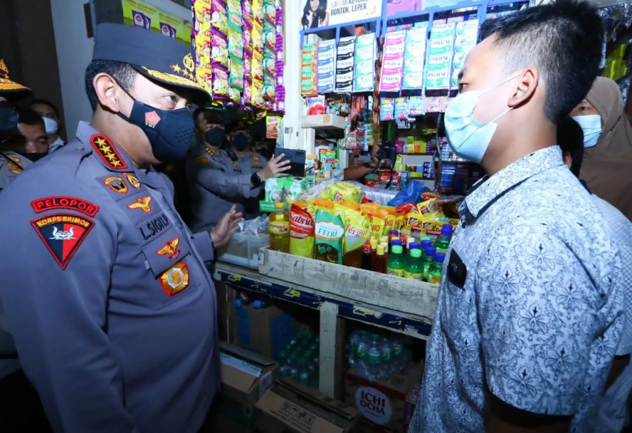 Tinjau Pasar Muntilan, Ini Perintah Kapolri