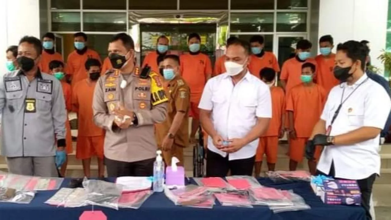 Satreskrim Polresta Tangerang Amankan 15 Motor Hasil Curian