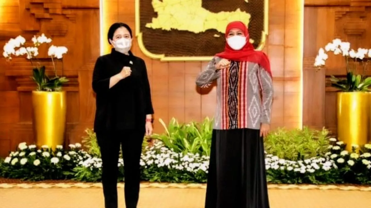 Minyak Goreng Langka, Ketua DPR RI Puan Sambangi Gubernur Jawa Timur