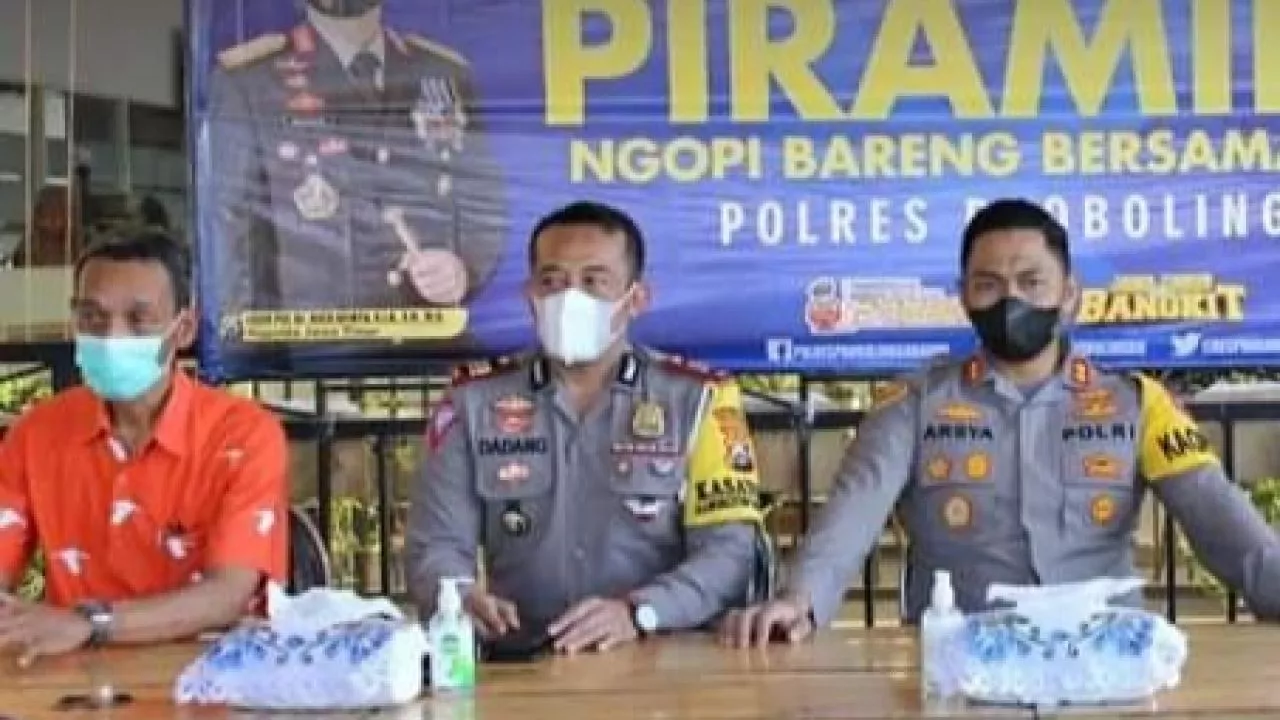Kapolres Probolinggo Gelar Piramida, Apresiasi Peran Media