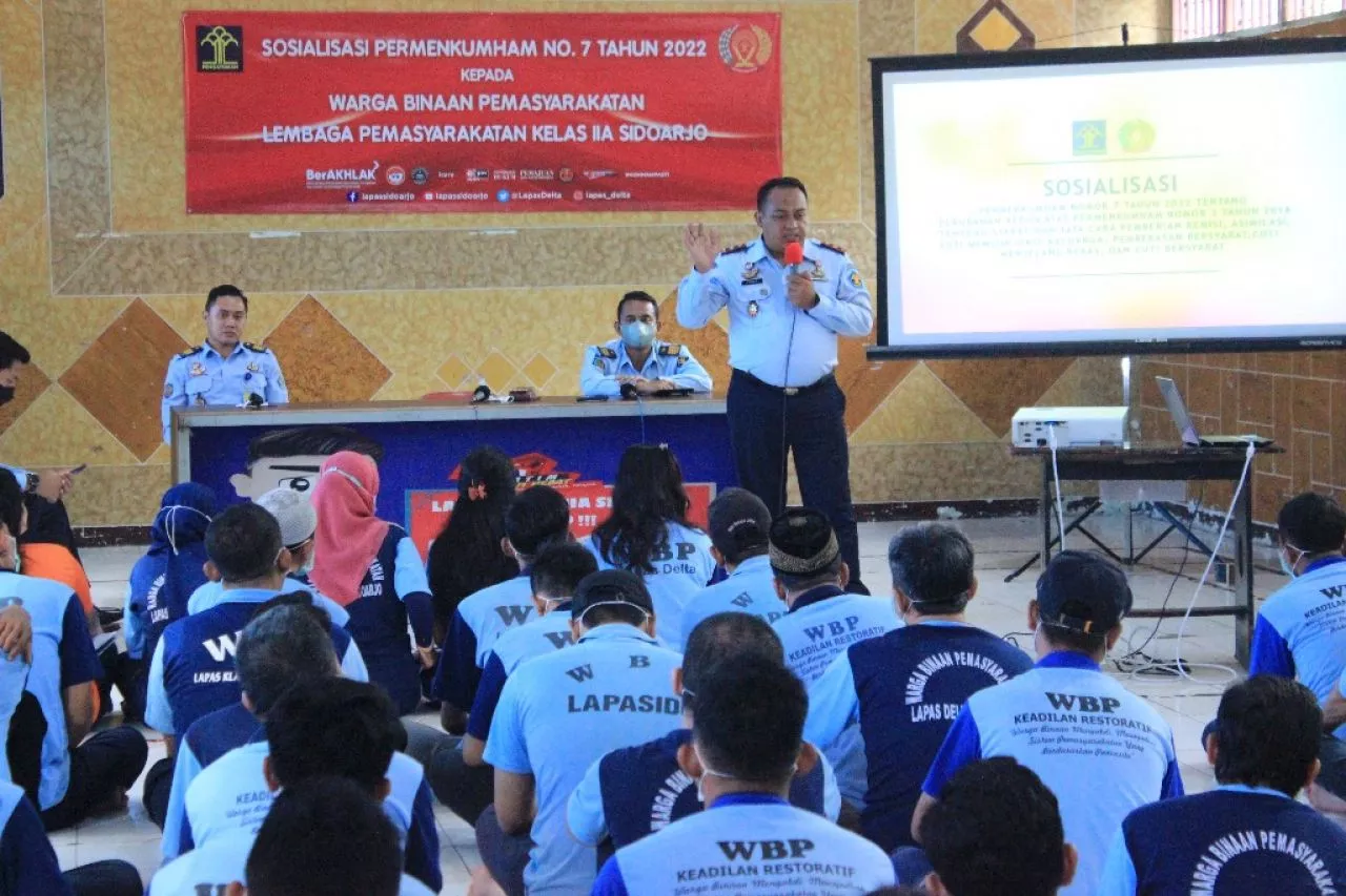 Segala Layanan WBP Gratis di Lapas Sidoarjo