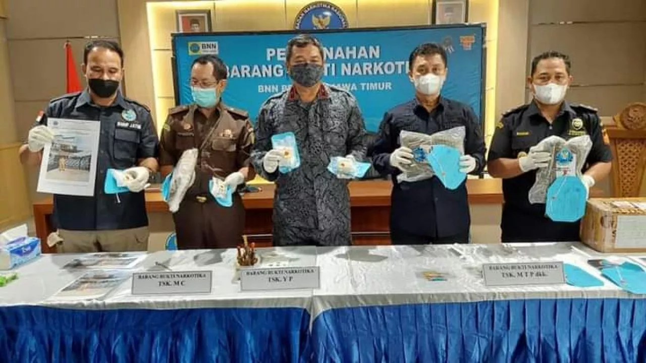 Kadivpas Hadiri Pemusnahan BB Narkotika di BNNP Jatim