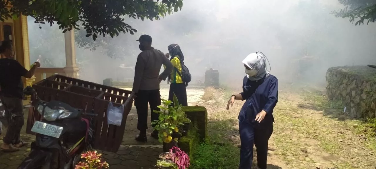 Cegah DBD , Ini yang Dilakukan Polisi Bersama Tiga Pilar
