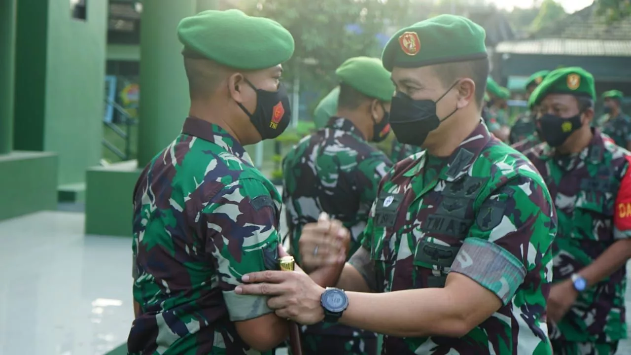 Pelantikan Kenaikan Pangkat, Dandim Gresik: Tantangan dalam Tugas Makin kompleks