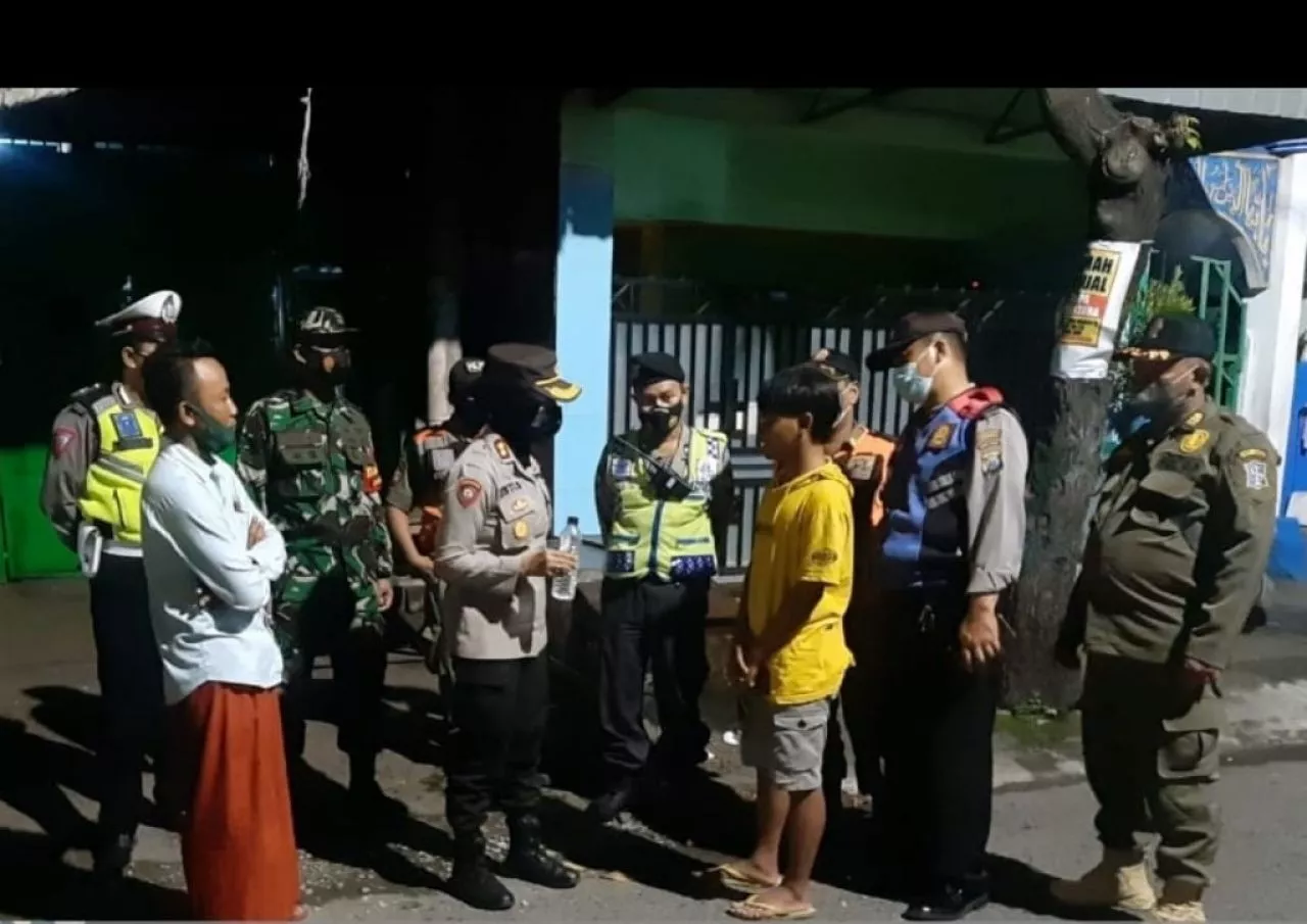 Babinsa dan Tiga Pilar Getol Patroli Malam, Atasi Tawuran dan Balap Liar