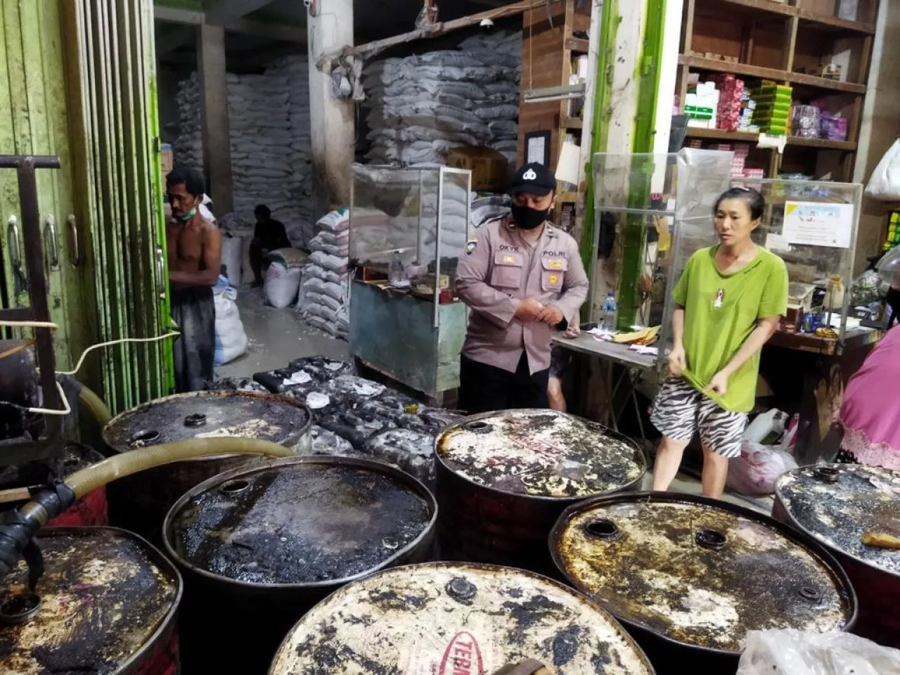 Pastikan Tidak Ada Kelangkaan Migor, Begini Tanggapan Kapolres Mojokerto Kota