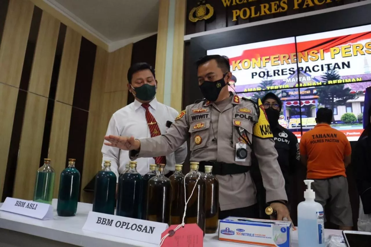 Oplos BBM, ST Diciduk Polres Pacitan