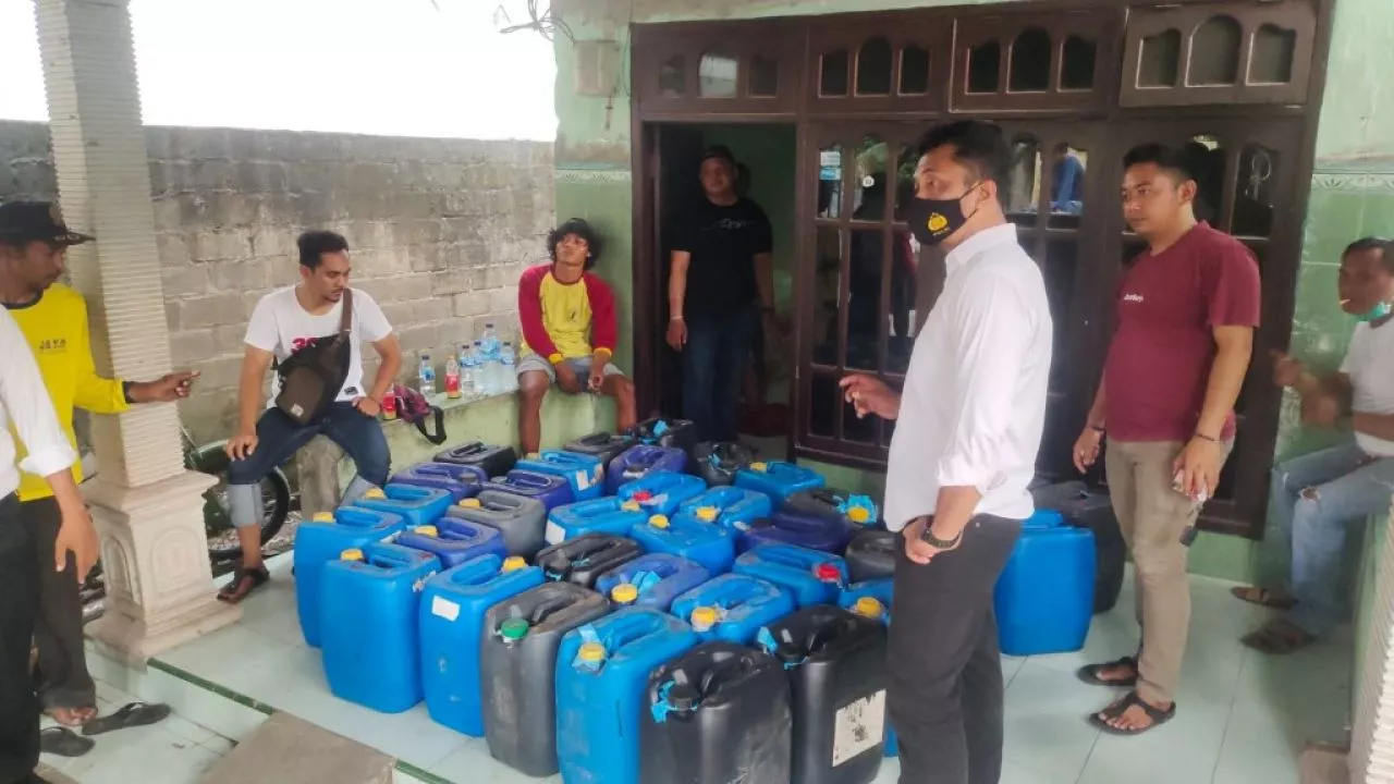 140 Jerigen Ciu Diamankan Polres Kediri Kota