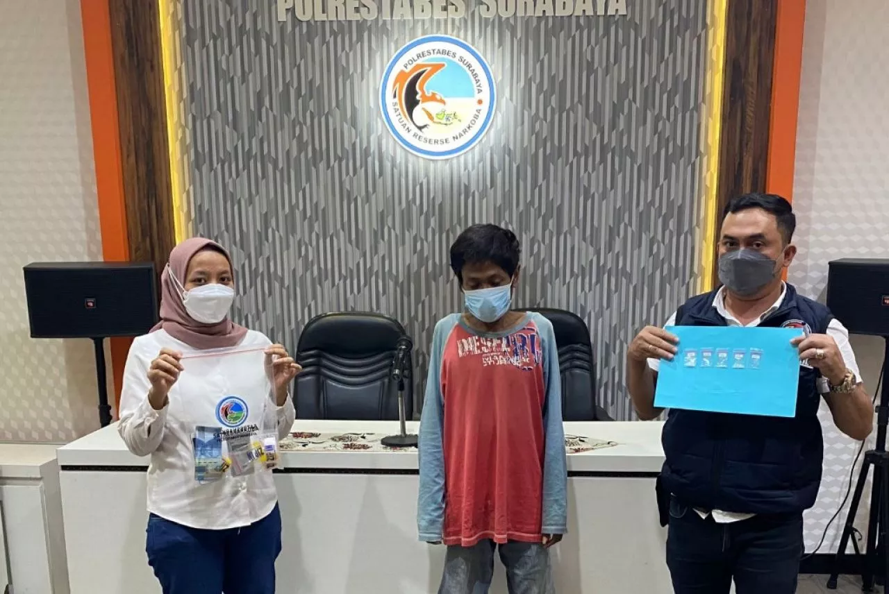 Pengedar Asal Jemur Wonosari, Nikmati Dinginnya Jeruji Besi