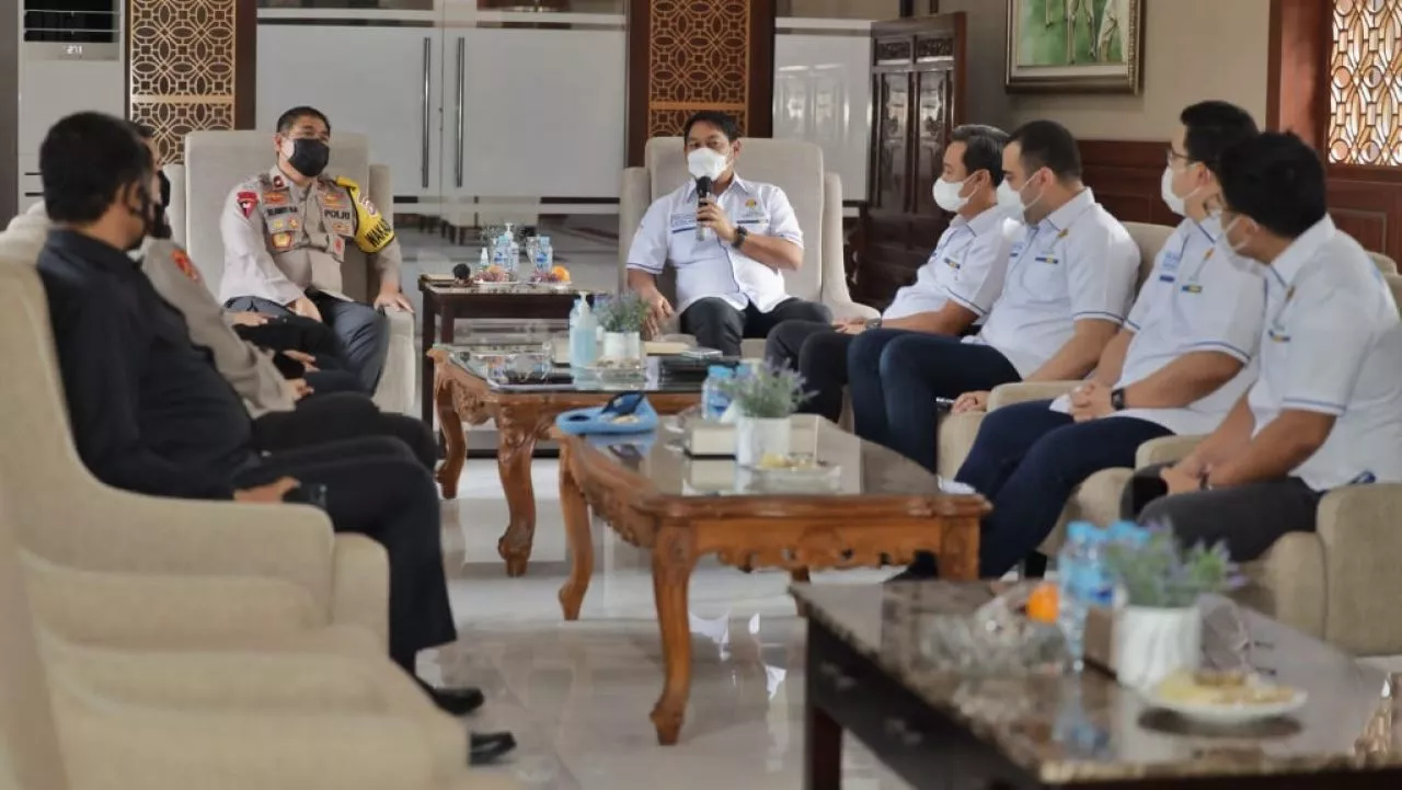 Menghidupkan UMKM, HIPMI Jatim Audensi ke Polda Jatim