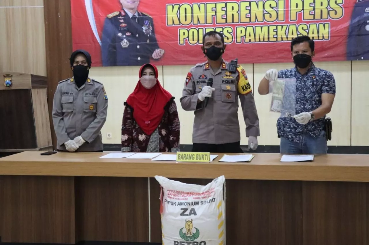 Gerak Cepat Polres Pamekasan,Pupuk Bersubsidi Berhasil Diamankan