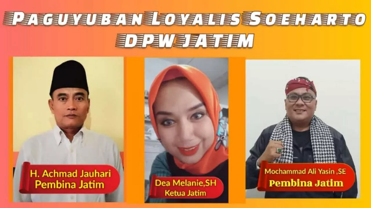 Bantu Program Pemerintah ,Paguyupan Loyalist Soeharto DPW Jatim Terbentuk