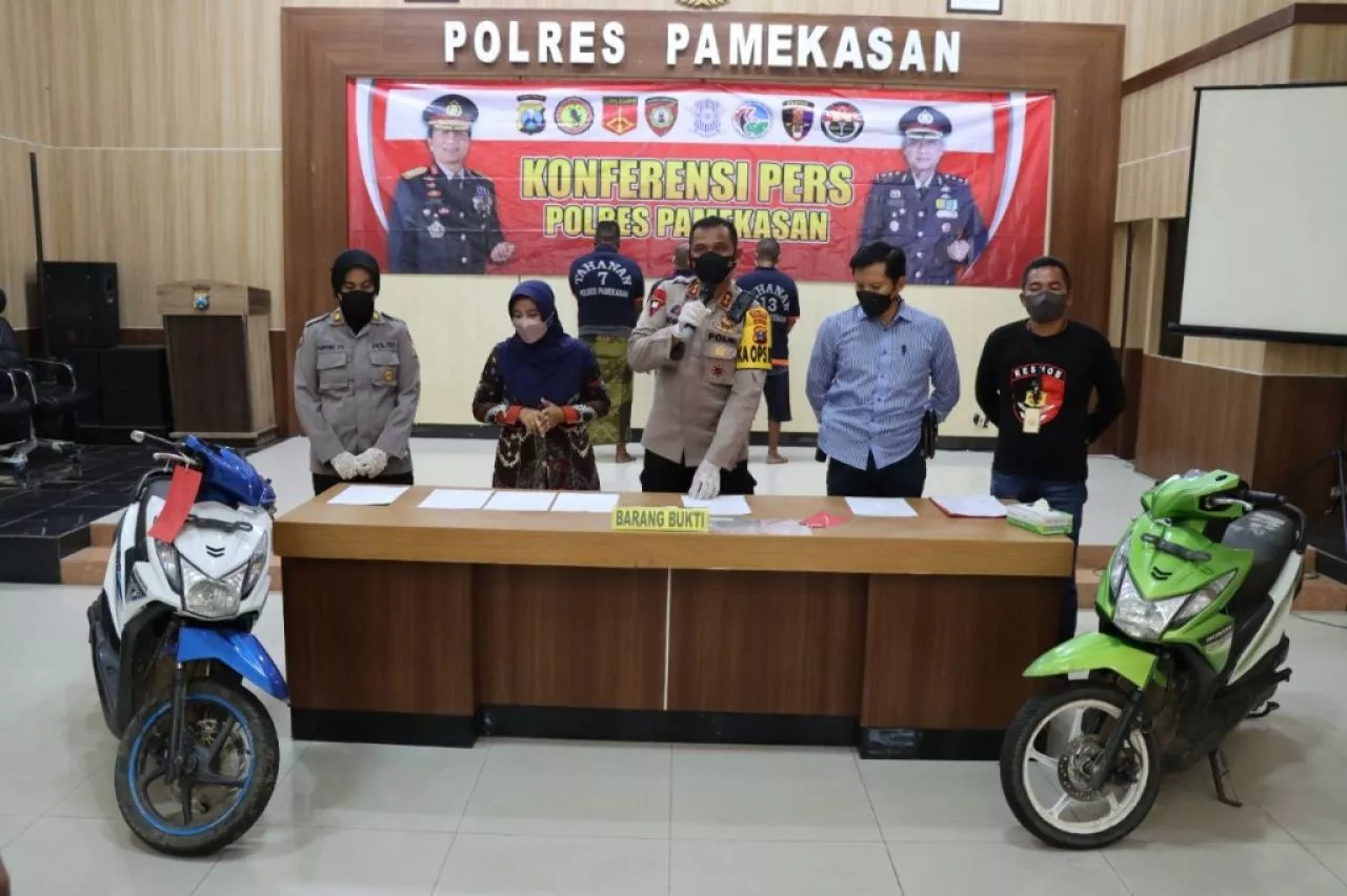 Tiga Pelaku Curanmor Diringkus Tim Opsnal Sakera Sakti Polres Pamekasan