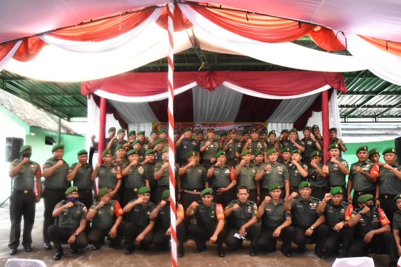 Kunker ke Kodim 0827 Sumenep, Danrem 084 Tinjau Pembangunan Makodim