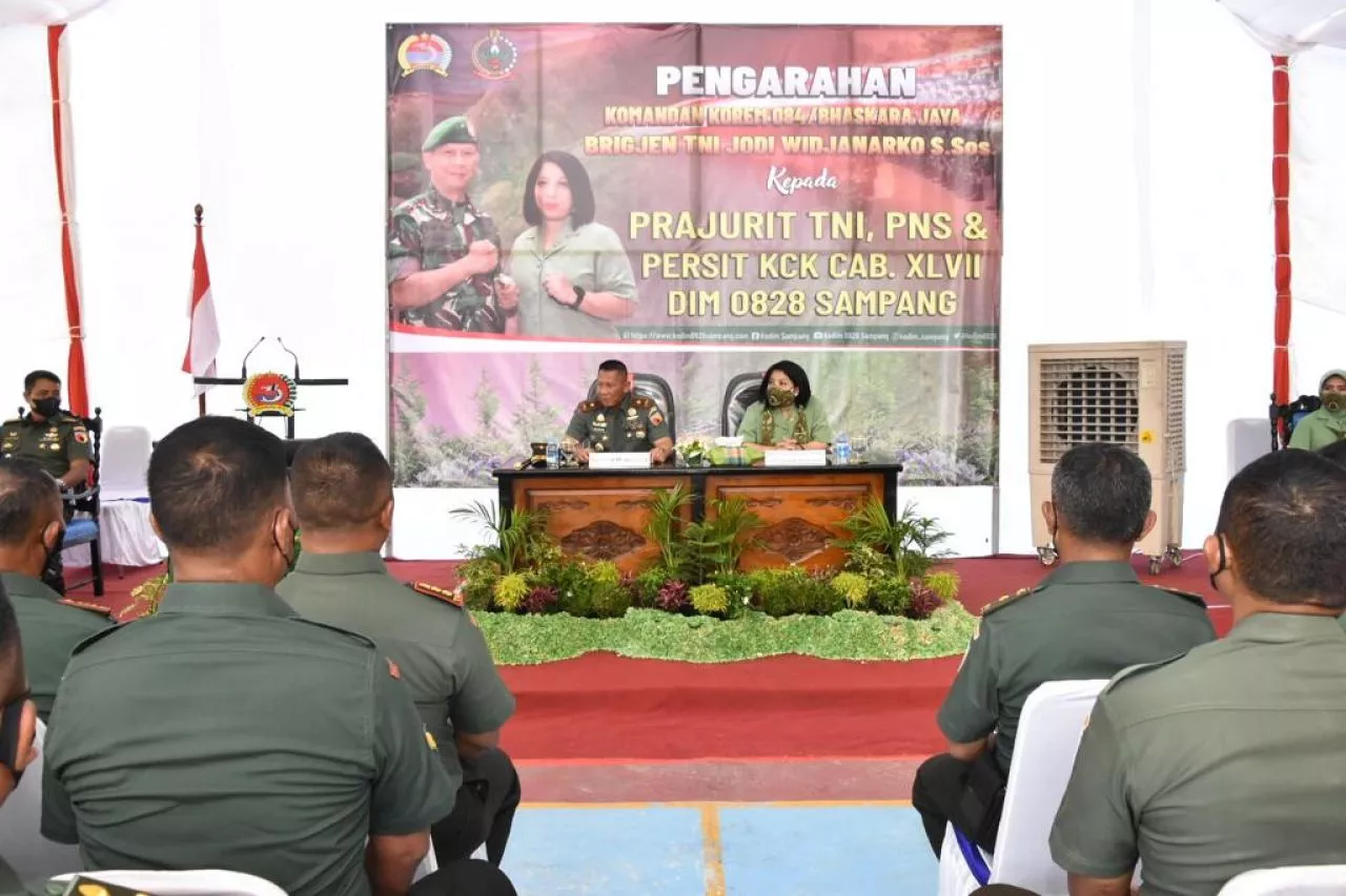 Danrem 084 Bhaskara Jaya, Kunjungan kerja ke Kodim 0828 Sampang