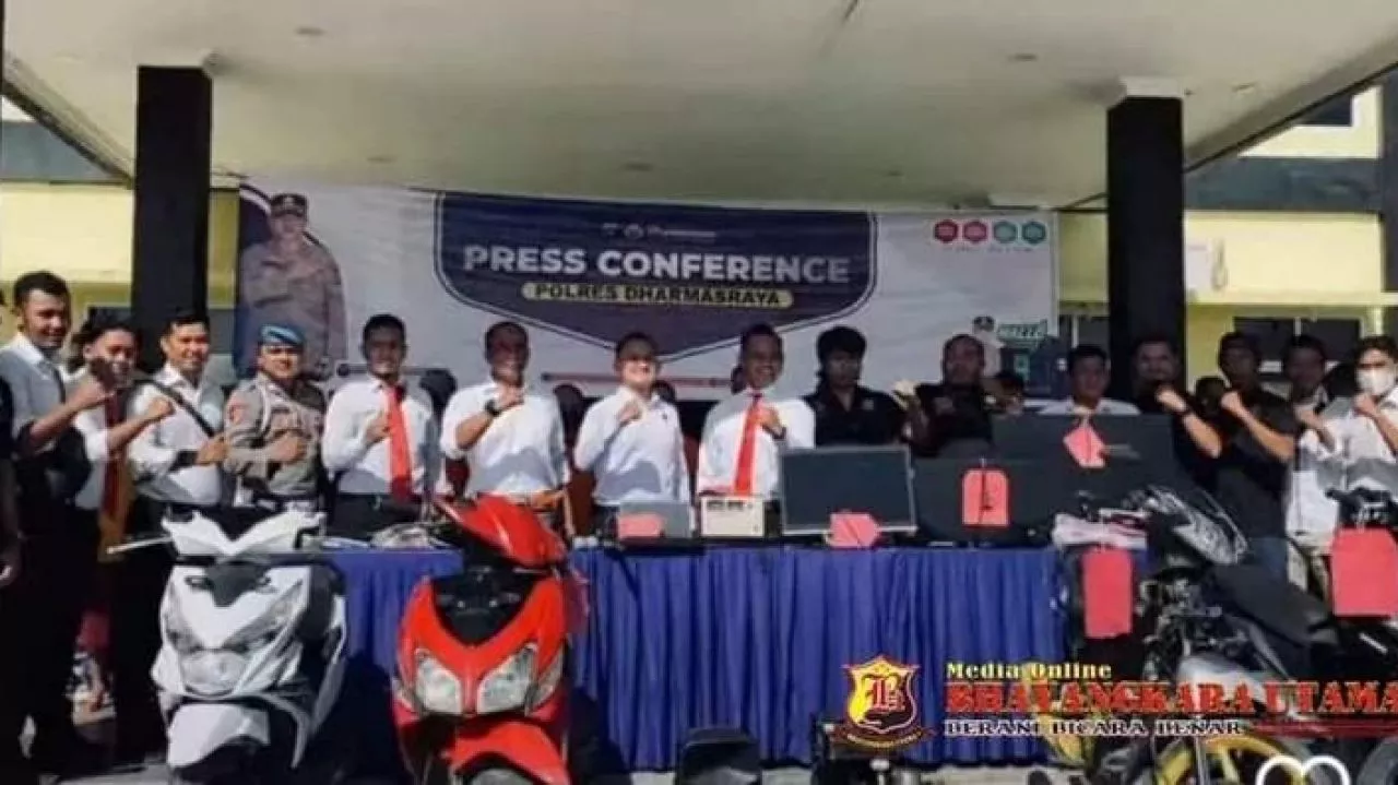 Dua Bulan Saja, di Dharmasraya Terungkap 14 Kasus, Curanmor Hingga Pencabulan