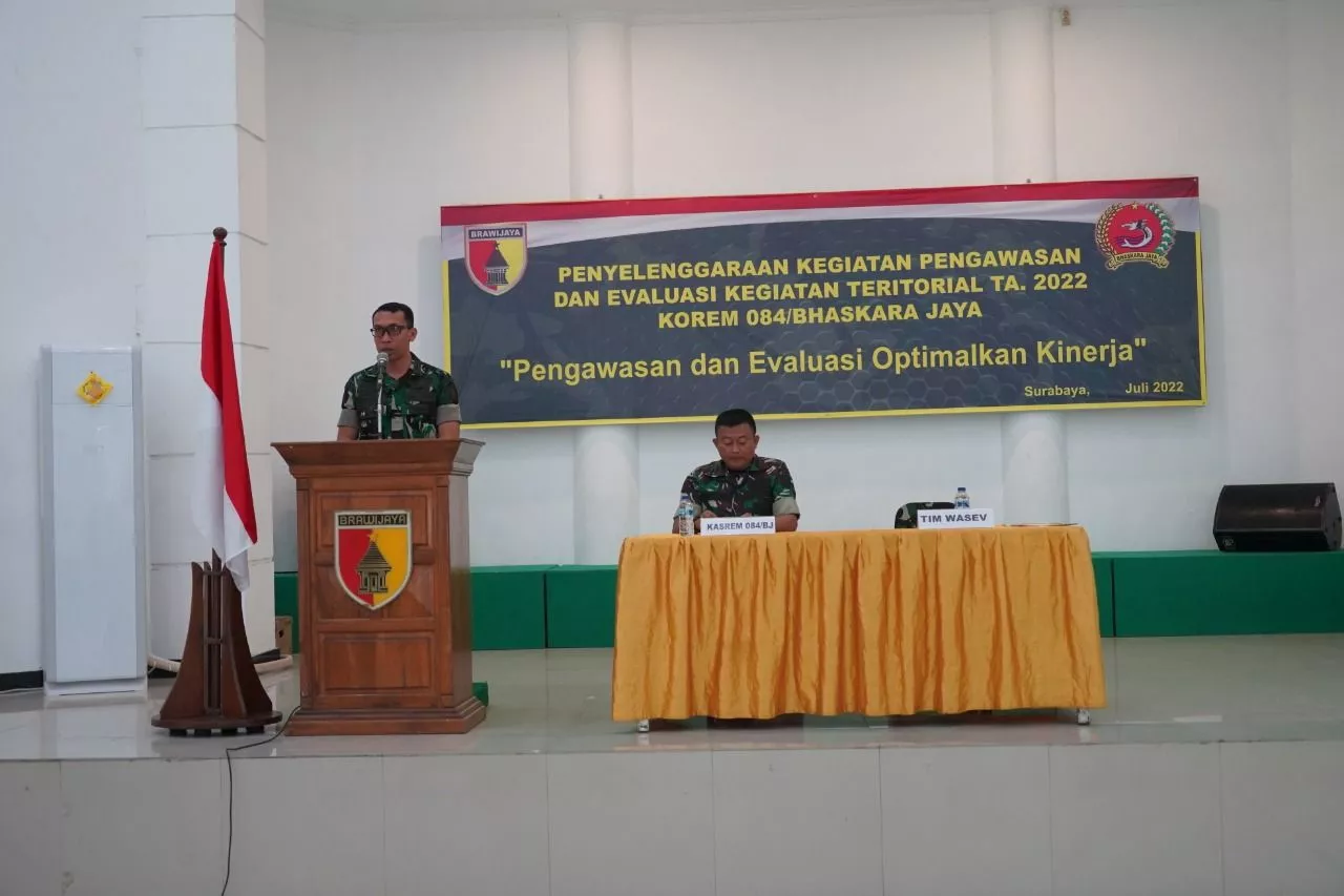 Korem 084/Bhaskara Jaya gelar Wasev bidang teritorial Ta. 2022