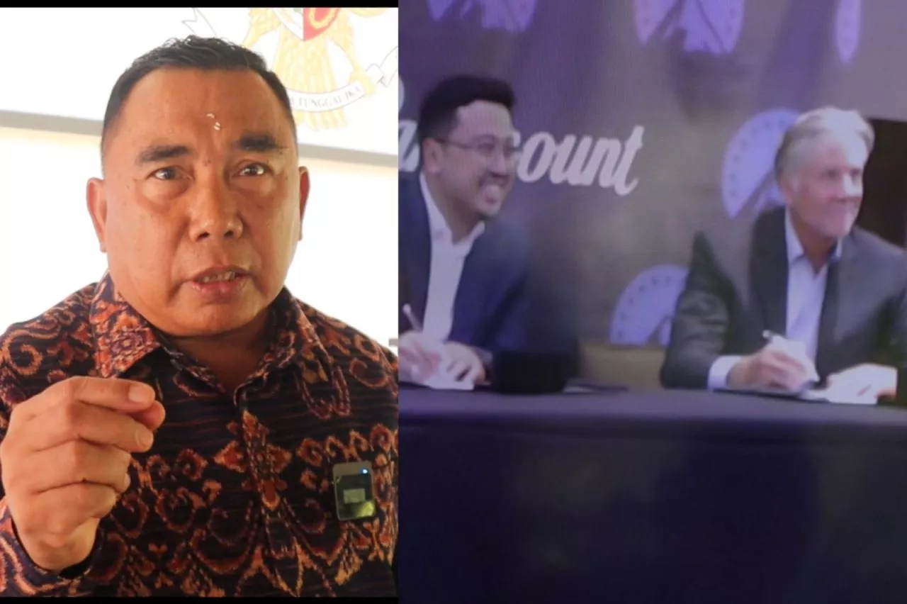 Bupati Tamba Saksikan Penandatangan "Development Agreement" Paramount Theme Park
