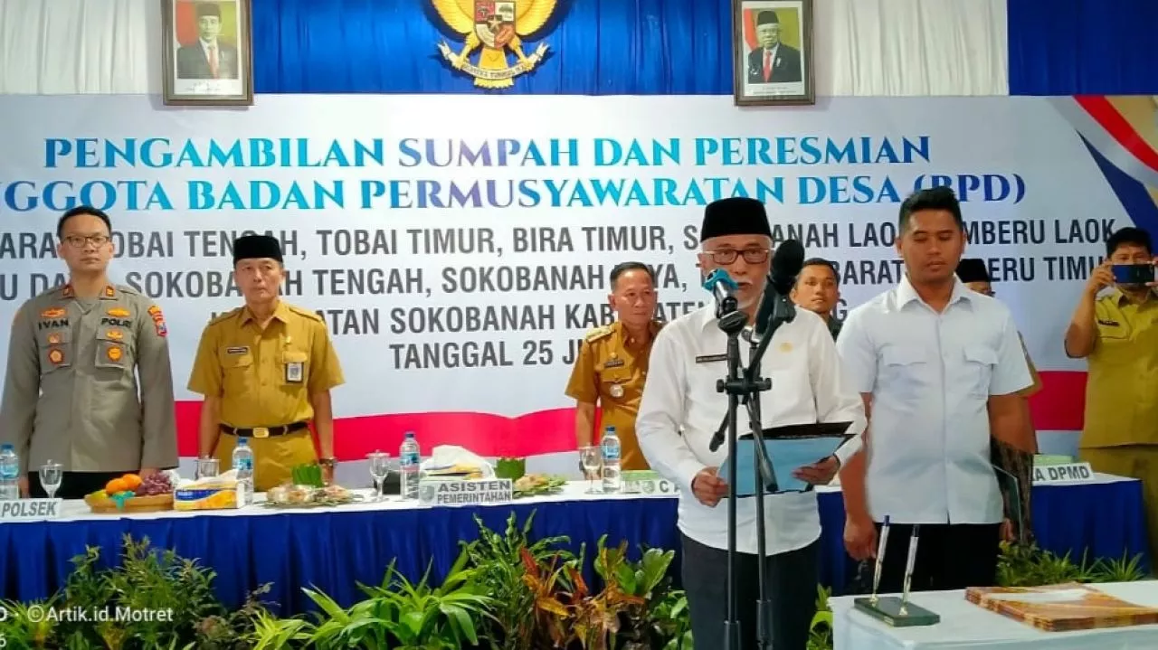 Pemkab Sampang Tekankan Anggota BPD yang Baru Dilantik Optimal dalam Kinerja