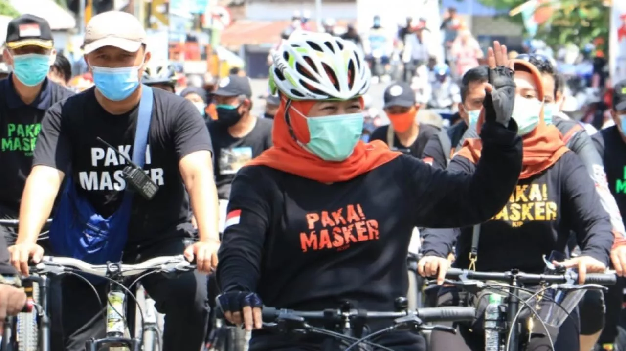 Meriahkan 1 Muharram, Gubernur Khofifah Ajak Masyarakat Gowes Bareng