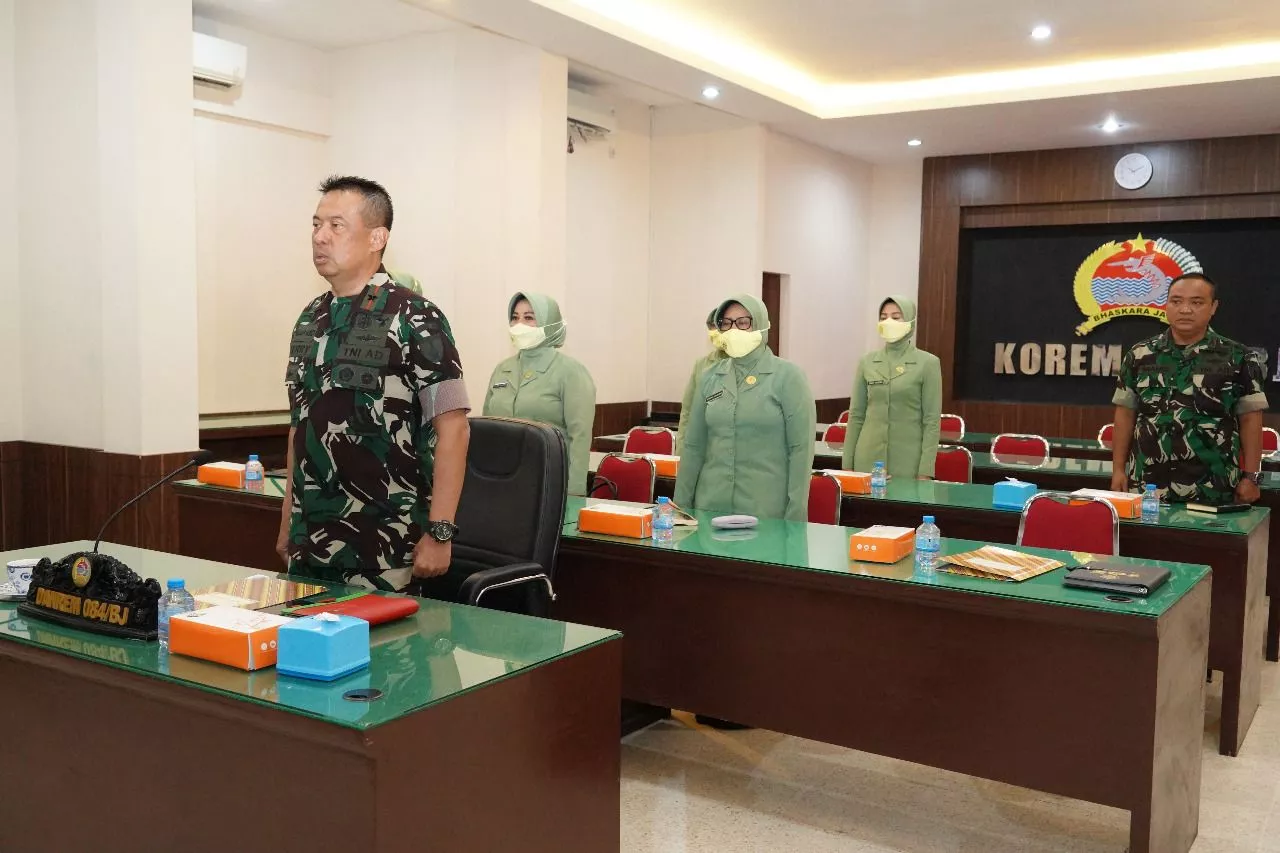Danrem 084 Bhaskara Jaya mengikuti Kick Off Kolaborasi Percepatan Penurunan Stunting