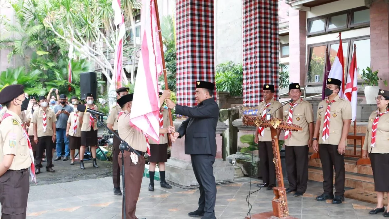 Kontingen Jambore Nasional Pramuka Jembrana Dilepas