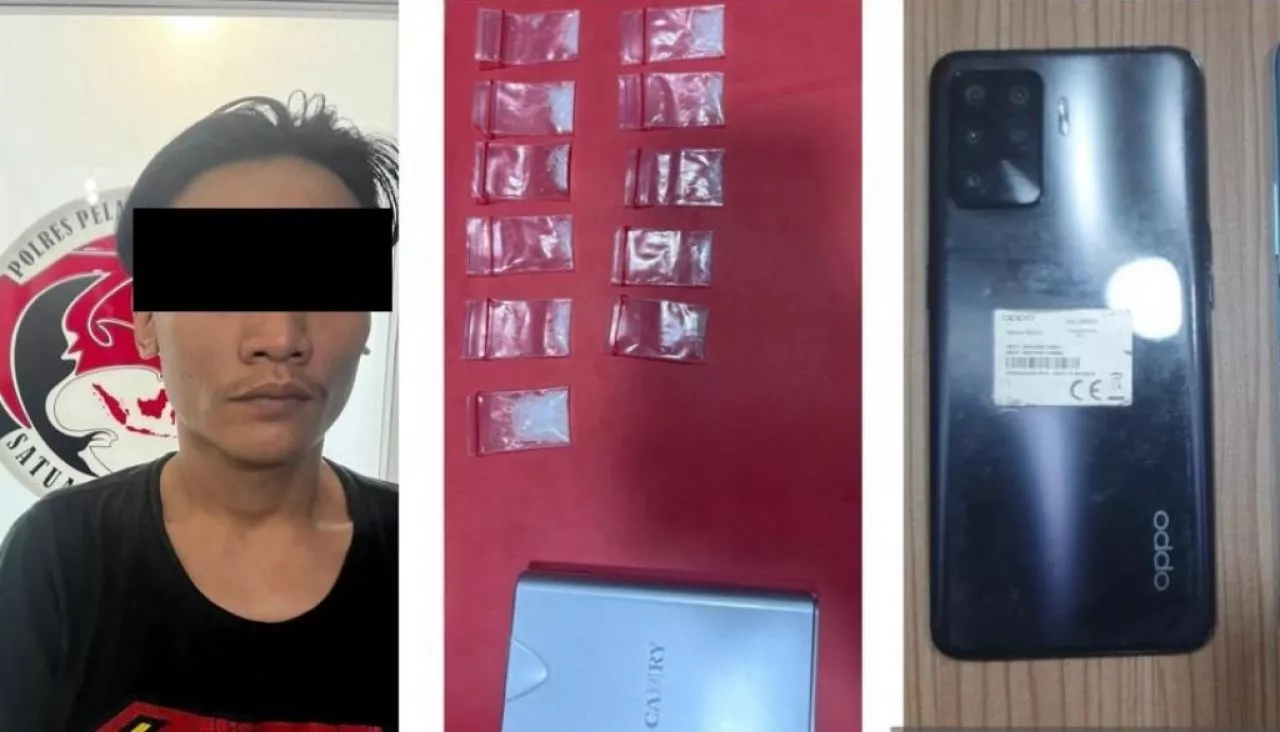 Simpan 11 Poket Sabu, Pelaku Diamankan Polisi