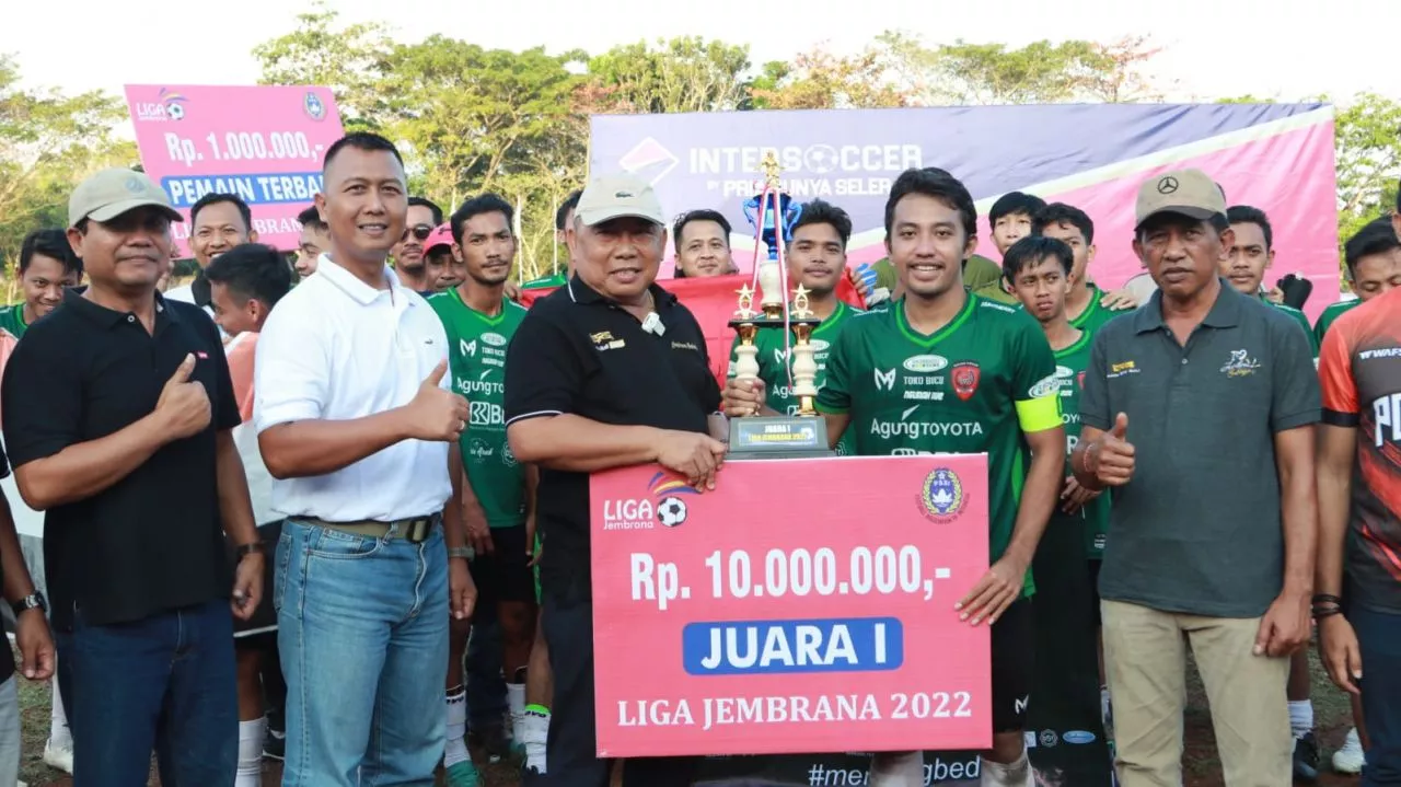PS Remaja Banjar Tengah Rebut Gelar Juara Liga Jembrana