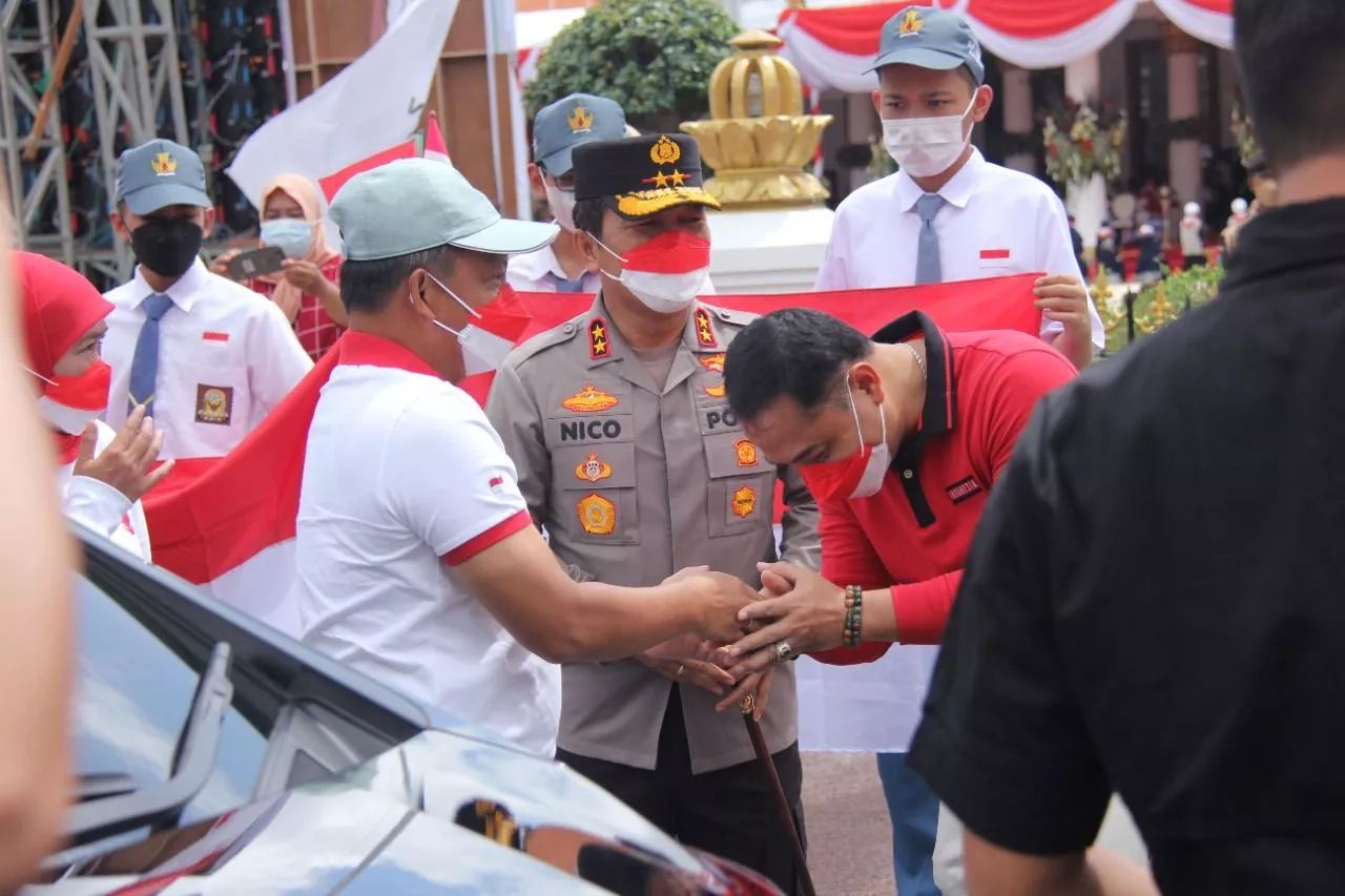 Hari Pramuka ke 67 di Istana Grahadi, Dihadiri 700 Peserta dan Para Petinggi Negara