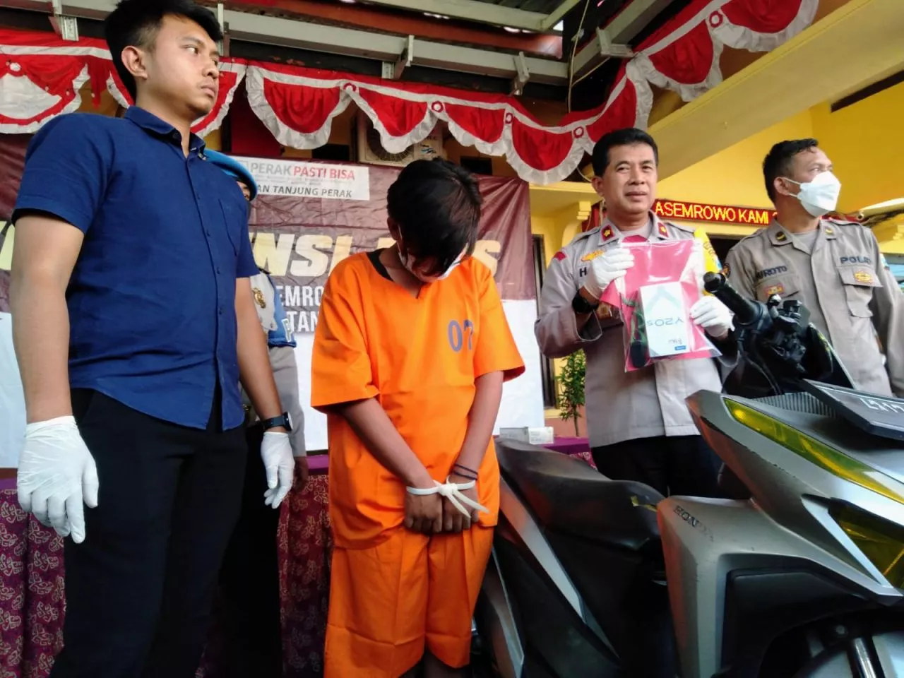 Jambret Kampung yang Meresahkan Warga, Berhasil Diringkus Polsek Asemrowo