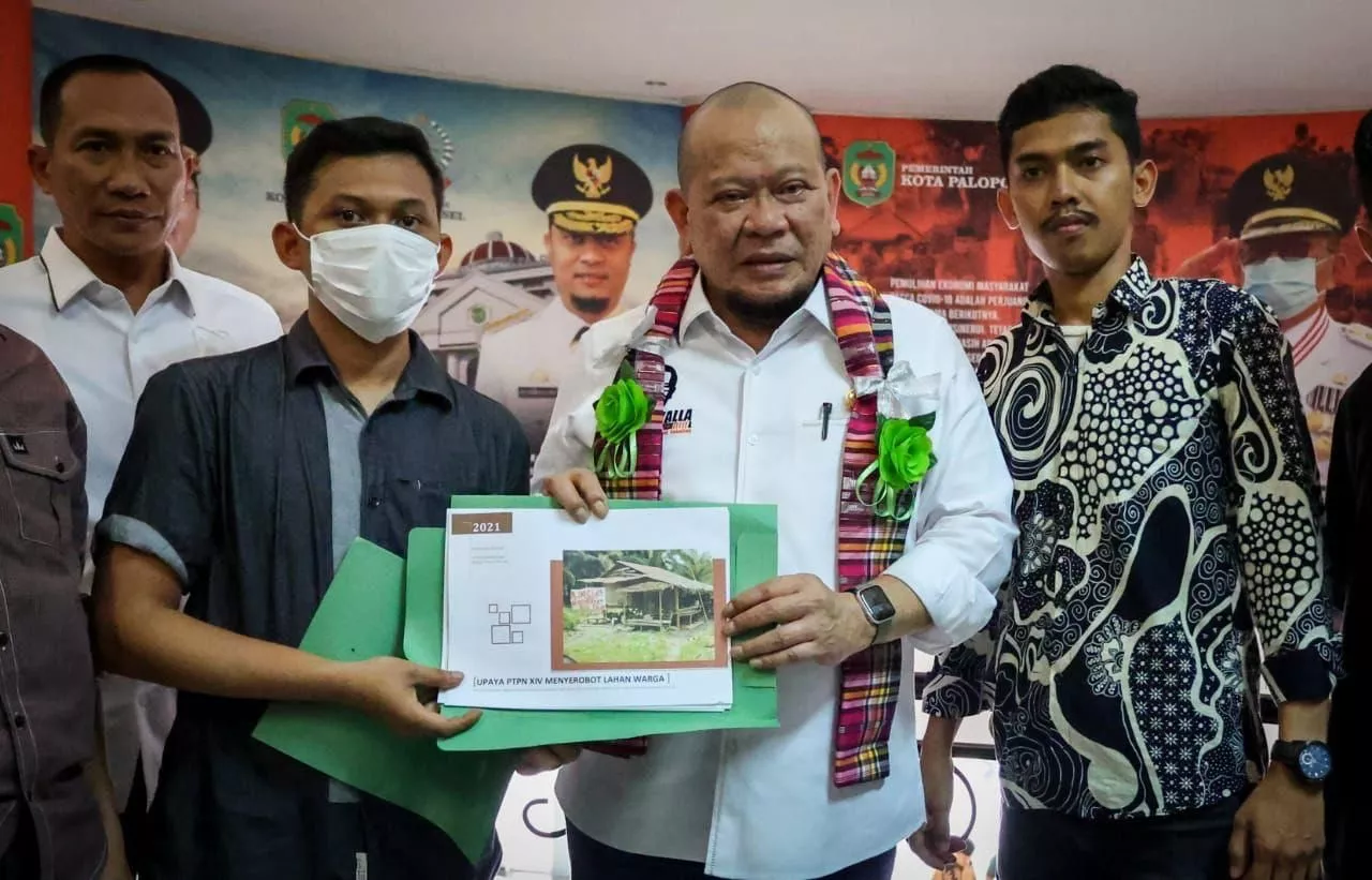 Ketua DPD RI Terima Aduan Rakyat Terkait Penyerobotan Lahan oleh PTPN XIV