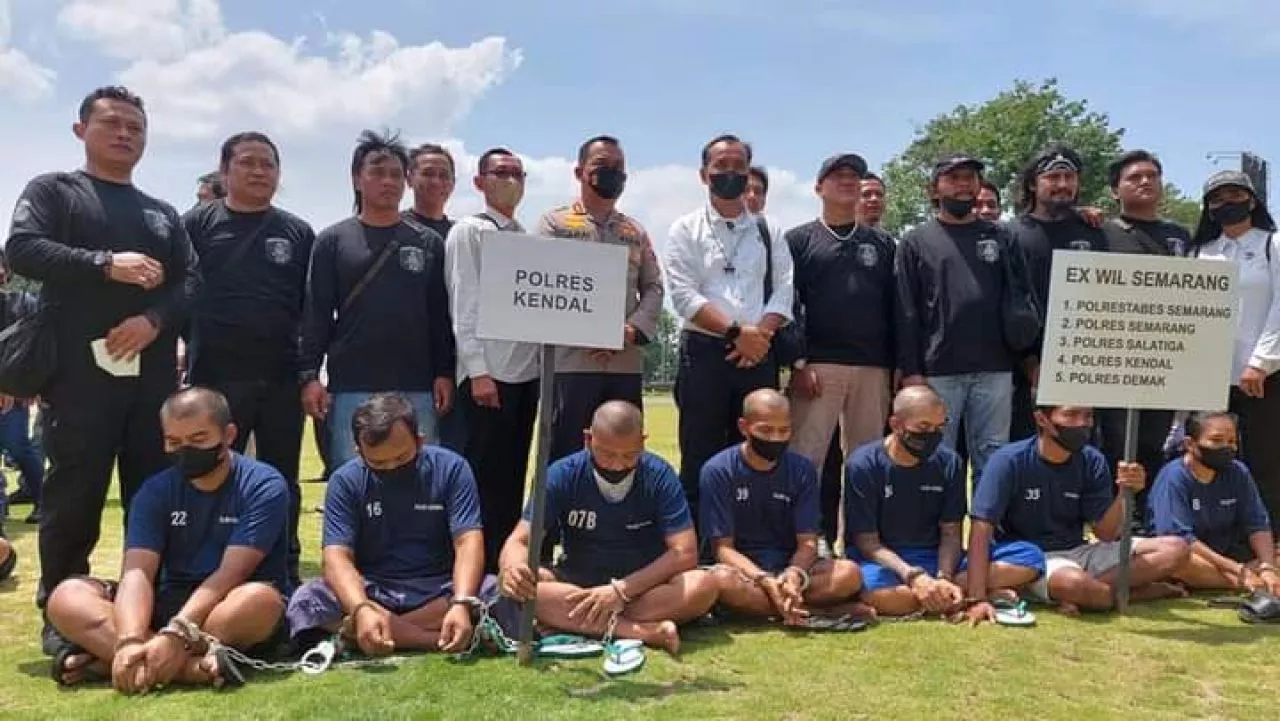 Gerombolan Pelaku Curanmor di Kendal Diringkus Polisi, 6 Unit Motor Diamankan