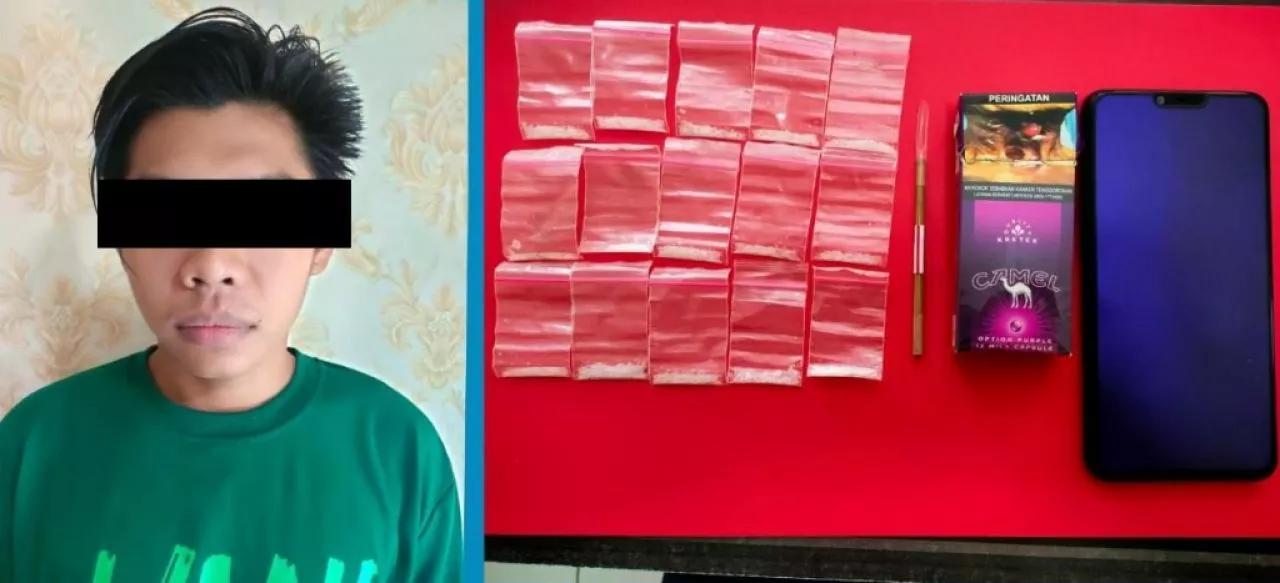 Simpan Barang Haram, Kuli Bangunan Ditangkap Polisi