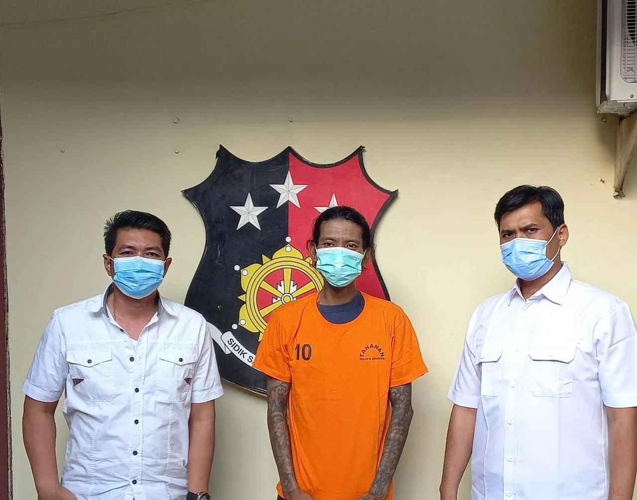 Beli Narkotika, Pria Asal Cerme Gresik, Diringkus Unit Reskrim Polsek Genteng