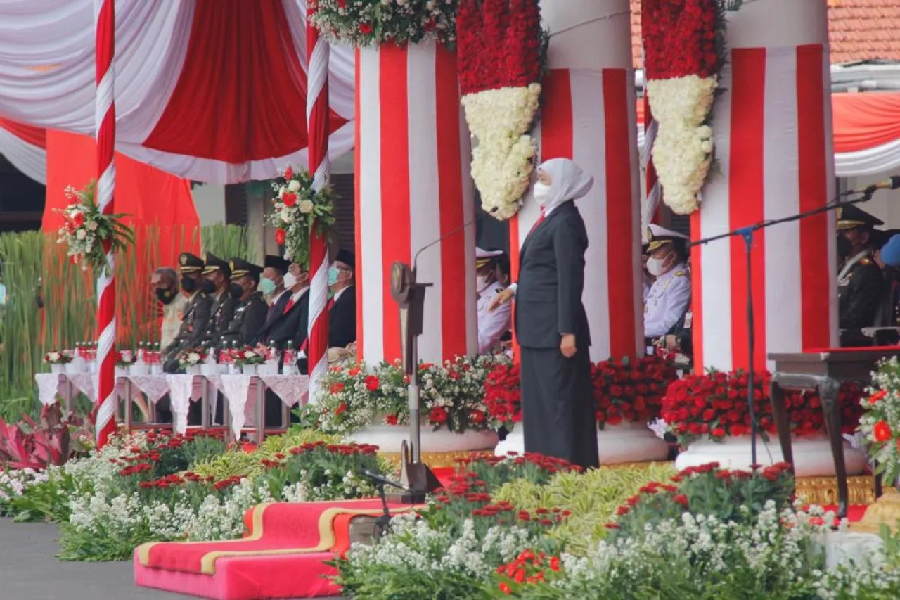 Pada Hari Kesaktian Pancasila, Khofifah Tegaskan Lagi Tujuan Bernegara